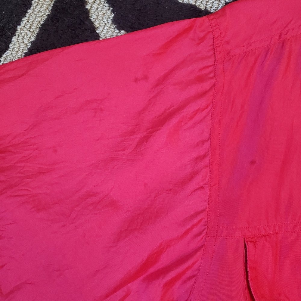 Red Silk Blouse - Picture 8 of 16